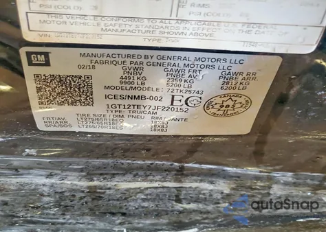 2018 GMC Sierra K2500 Slt from USA, damaged, VIN 1GT12TEY7JF220152